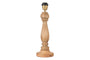 Usha Classic Wooden Table Lamp - Natural