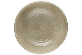 Valinha Earthenware Footed Bowl - Grey