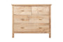 Vivan Grooved Chest of Drawers - Natural