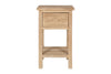 Vivan Grooved Bedside Table - Natural