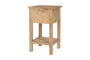 Vivan Grooved Bedside Table - Natural