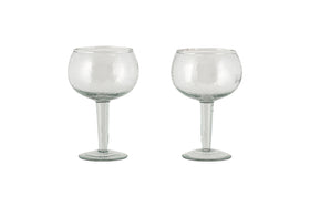 Yala Hammered Gin Glass - Clear (Set of 2)