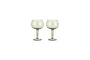 Yala Hammered Gin Glass - Sage Green (Set of 2)