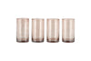 Yala Hammered Highball - Dusty Terracotta (Set of 4)