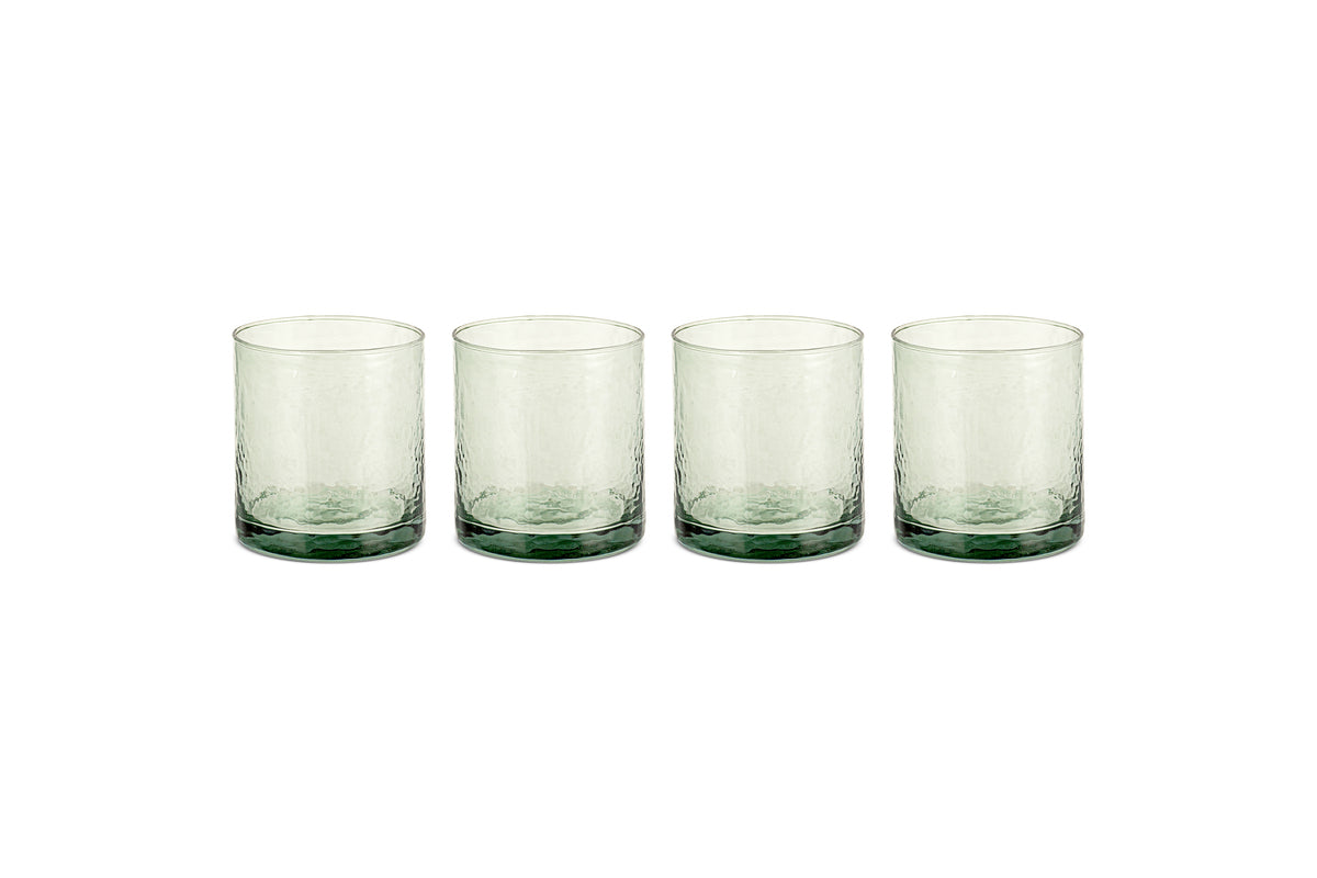 Yala Hammered Tumbler - Sage Green (Set of 4)
