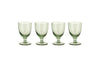 Yala Hammered Wine Glass - Sage Green (Set of 4)