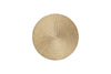 Zuwena Etched Wall Clock - Antique Brass
