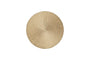 Zuwena Etched Wall Clock - Antique Brass