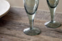 Yala Hammered Champagne Glass - Sage Green (Set of 4)