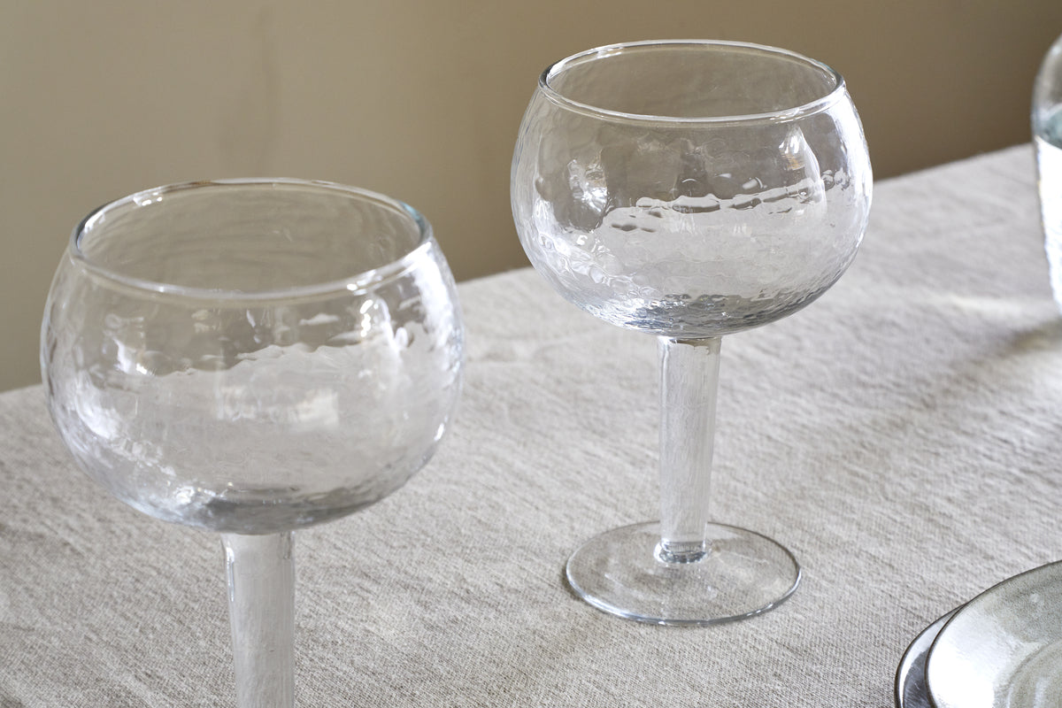 Yala Hammered Gin Glass - Clear (Set of 2)