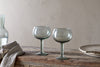 Yala Hammered Gin Glass - Sage Green (Set of 2)