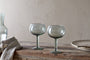 Yala Hammered Gin Glass - Sage Green (Set of 2)
