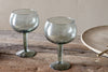 Yala Hammered Gin Glass - Sage Green (Set of 2)