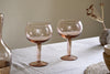 Yala Hammered Gin Glass - Dusty Terracotta (Set of 2)