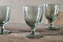 Yala Hammered Wine Glass - Sage Green (Set of 4)