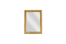 Yadur Rectangular Mirror - Antique Brass - Small