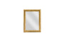 Yadur Rectangular Mirror - Antique Brass - Small