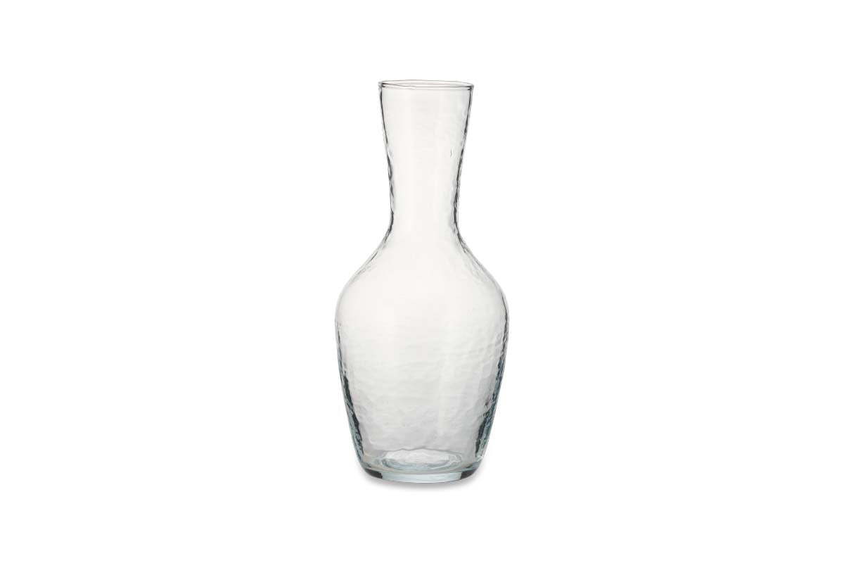 Yala Hammered Jug - Clear Glass