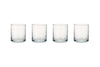 Yala Hammered Tumbler - Clear Glass (Set of 4)