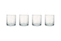 Yala Hammered Tumbler - Clear Glass (Set of 4)
