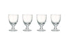 Yala Hammered Wine Glass - Clear Glass (Set of 4)