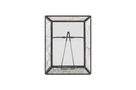 Yash Antique Glass & Iron Photoframe - Antique Black