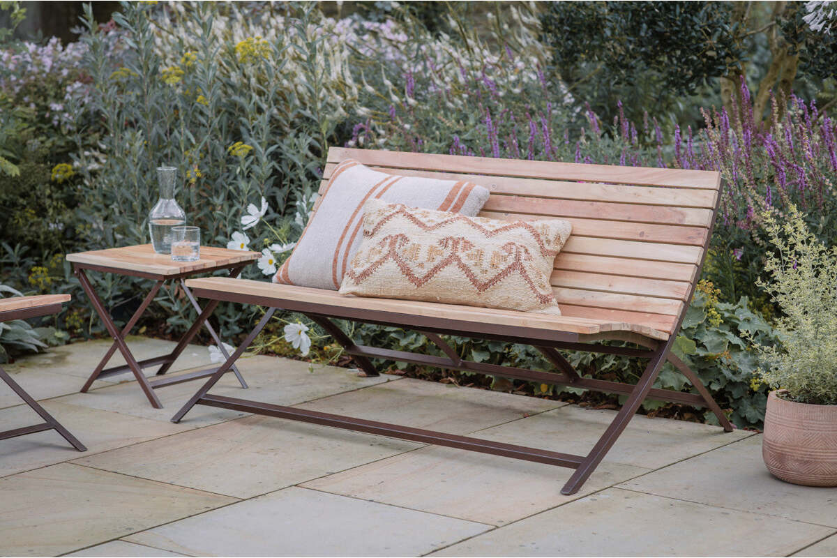 Yatin Outdoor Bench - Natural
