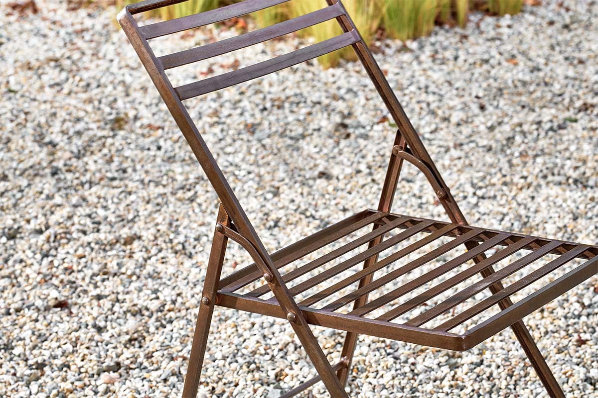 Yealme Iron Bistro Chair