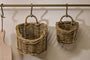 Zawar Rattan Hanging Baskets - Natural (Set of 2)