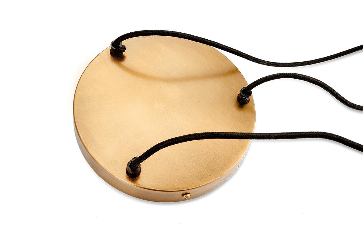 Ziva Recycled Glass Cluster Pendant - Green Smoke