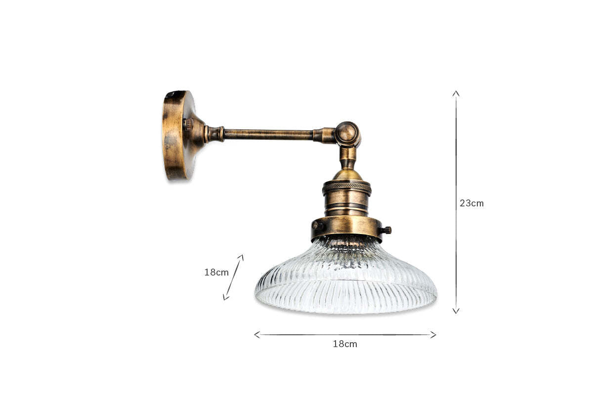 Zowie Recycled Glass Wall Light - Small