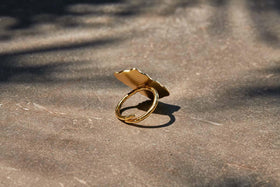 Huron Hammered Ring Band
