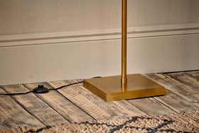 Kara Floor Lamp - Brass