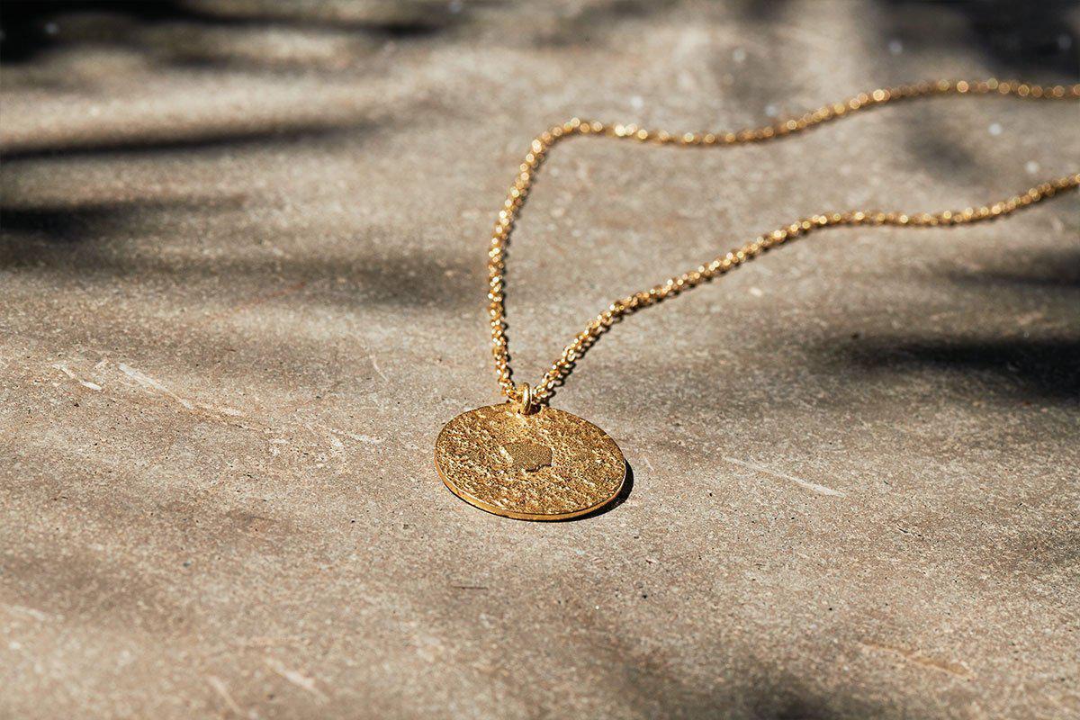 Karnataka Disc Pendant Necklace