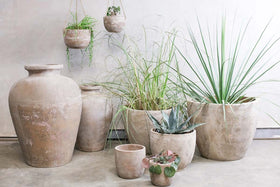 Affiti Clay Tapered Pot - Large