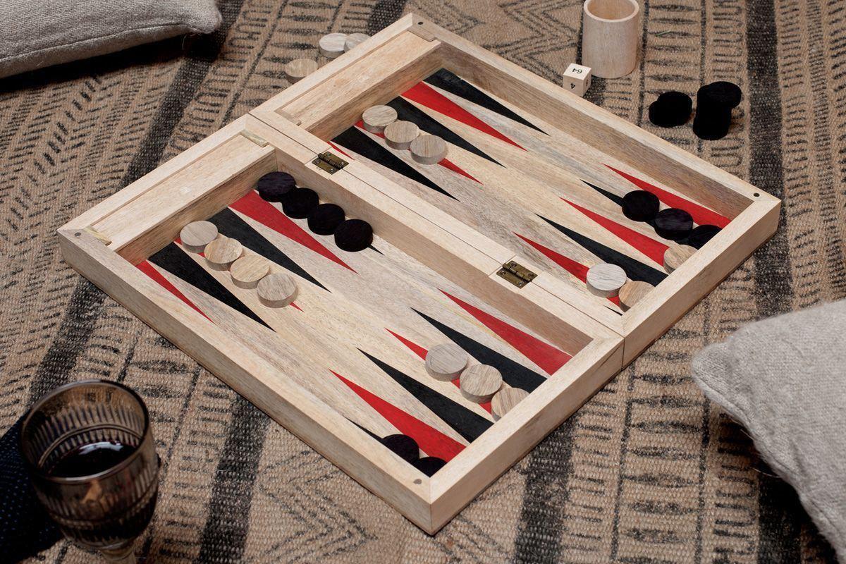 Mango Wood Backgammon