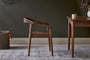 Anbu Acacia Dining Chair - Washed Walnut