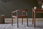 Anbu Acacia Dining Chair - Washed Walnut