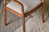 Anbu Acacia Upholstered Dining Chair - Washed Walnut