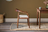 Anbu Acacia Upholstered Dining Chair - Washed Walnut