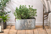 Akasa Trough Planter - Zinc