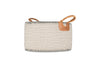 Anjuli Jute & Cotton Basket - Off White & Black