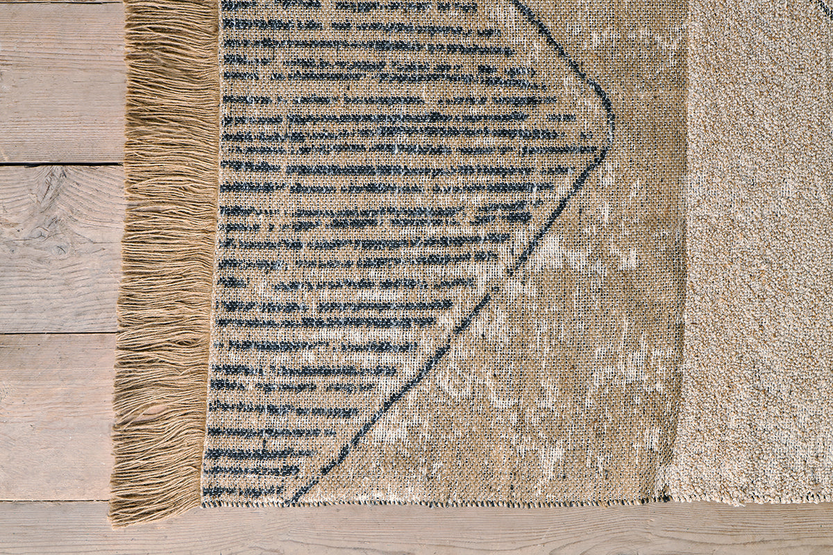 Anaisha Cotton & Jute Rug - Natural & Grey