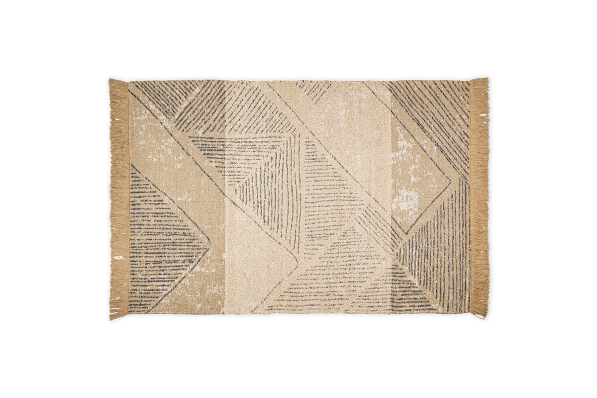 Anaisha Cotton & Jute Rug - Natural & Grey