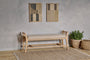 Avanthi Upholstered Sleigh Bench - Natural