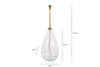 Baba Recycled Glass Floor Lamp - Clear