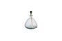 Baba Recycled Glass Lamp - Clear - Small Wide