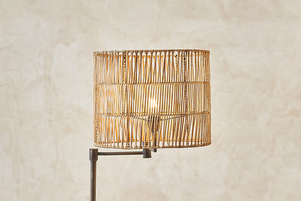 Banso Wicker Lampshade - Natural - Large