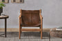 Dalibar Leather Lounger - Tan