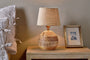 Drisana Mango Wood Bedside Table Lamp